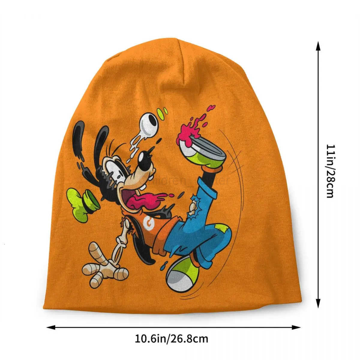 Disney Custom Goofy Skullies Beanies Caps For Men Women Unisex Street Winter Warm Knitted Hat Adult Cartoons Bonnet Hats H250926