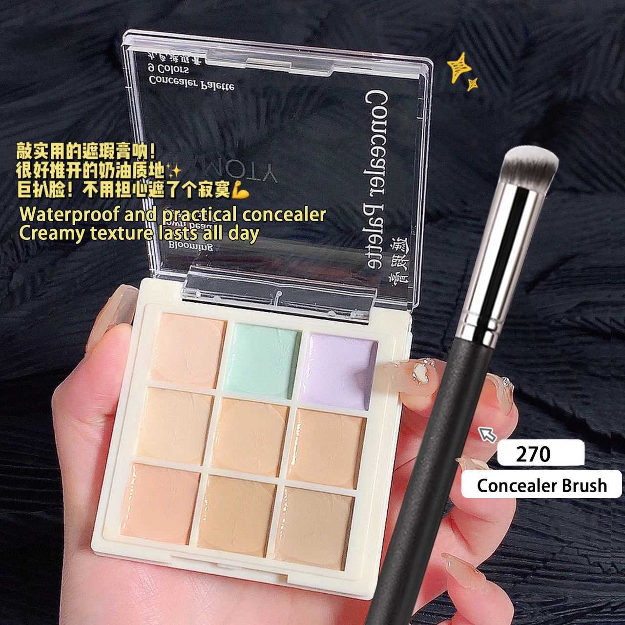 ConceALEr PALEtte Makeup Spotty Dark Eye Circles Tear Gap Brightening Last FULl Coverage for Tattoos Makeup for wOMen F250925