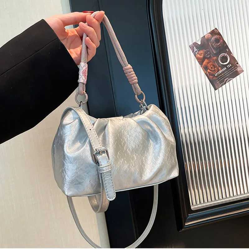 New Lady Shoulder Bag Wrinkled Cloud Pattern Crossbody Handbag Purse Perfect Gift for Wife Girlfriend Luxury Designer Handbag Z250926