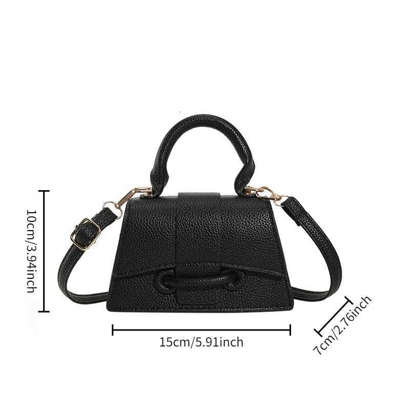 Pure color simple temperament handbag all shoulder crossbody bag small square bag Z250926