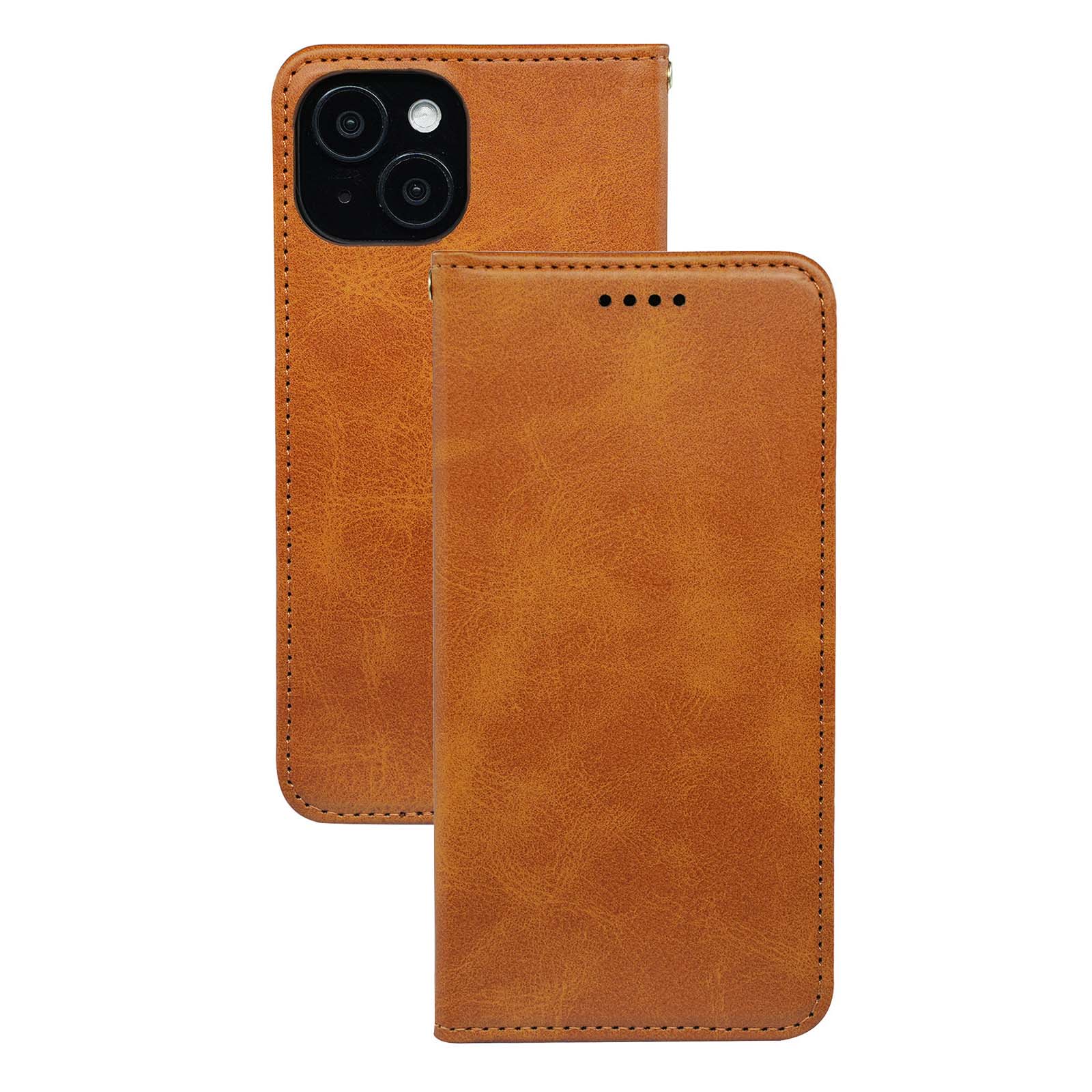 Magnetic Leather Case for Apple iPhone 16 16 ProMax 15 14 13 17 ProMax 12 11 X 8 7 SE Strong Magnet Cover