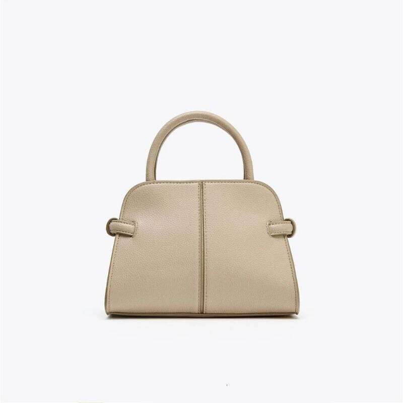 New Designer Handbag with Crossbody Strap, Solid Color Shoulder Bag, Small Totes for Ladies