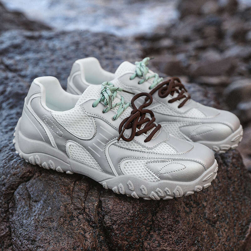 New Designer Luxury shoes 2025 Casual free shipping Sports Mesh Thick Sole Men's Brand Designer Trendy Fashion Versatile