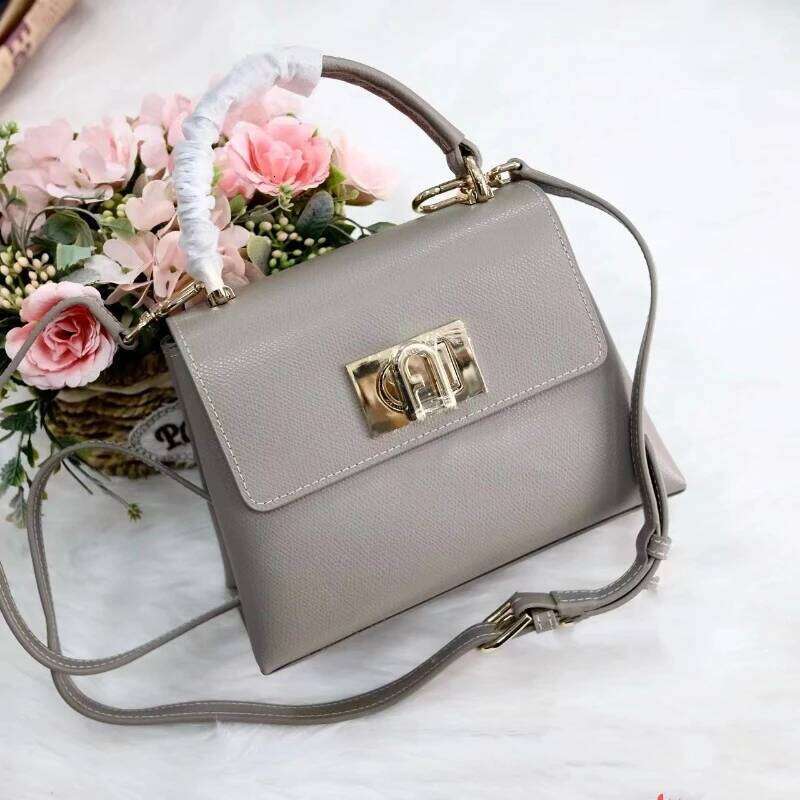 Designer Bags New Genuine Small Square Natural Cowhide Women's Handbag, Luxurious Commuting Mini Crossbody Bag, Soft Leather Hot Selling