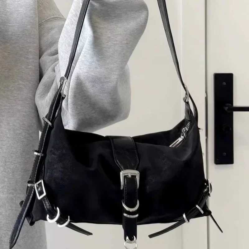 Vintage Korean All Match Streetwear Handbags Fashion Grunge Casual Shoulder Bags Y2k Aesthetic Ins Simple Crossbody Bags Trendy Z250926