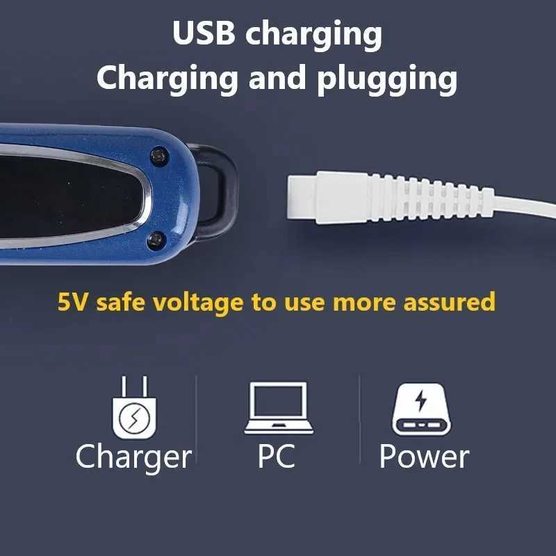 Kemei Hair Clipper Trimmer for Men Trimmer Professional Hair Clipper Electric Razor Rechargeable Hair Cutting Machine R250926