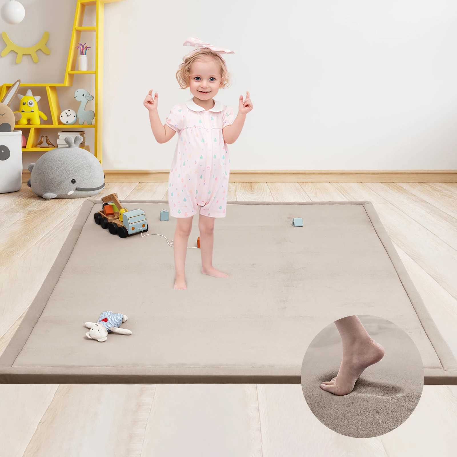 3cm Thick Baby Play Mat Large Soft Large Non Slip Crawling Mat Baby Game Carpet for Children Gyms Playmats Kids Mat Floor Rug C250926