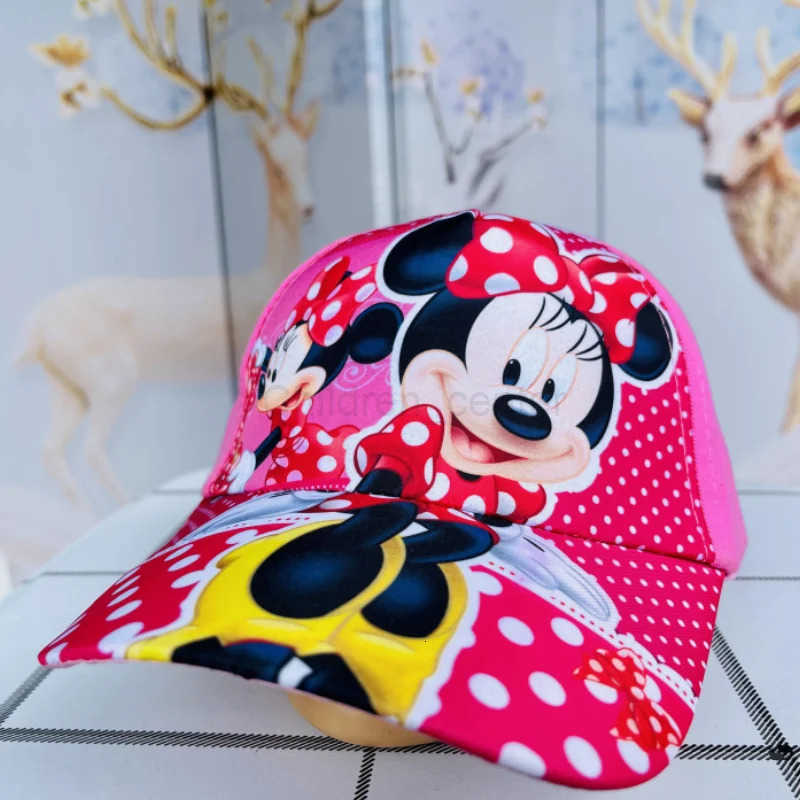 Disney Baby Baseball Hat Kids Boys Sun Mickey Minnie Cap Summer Baby Sun Hat Soft Children Peaked Cap Infant Adjustable Visor Cap H250926