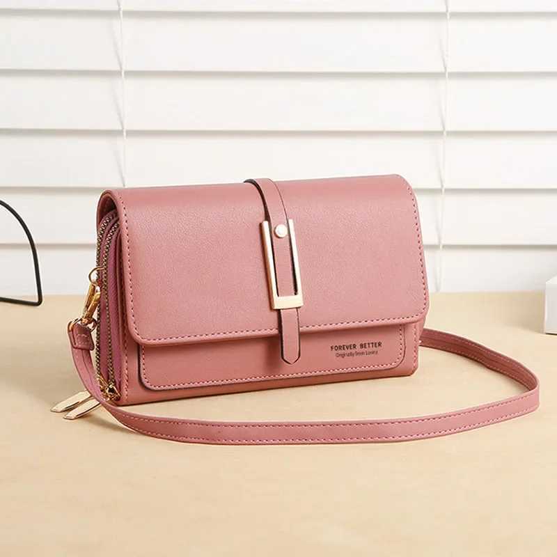 PU Womens Mobile Phone Bag Fashionable and Multifunctional Womens Bag Trendy and Retro Shoulder Bag Z250926