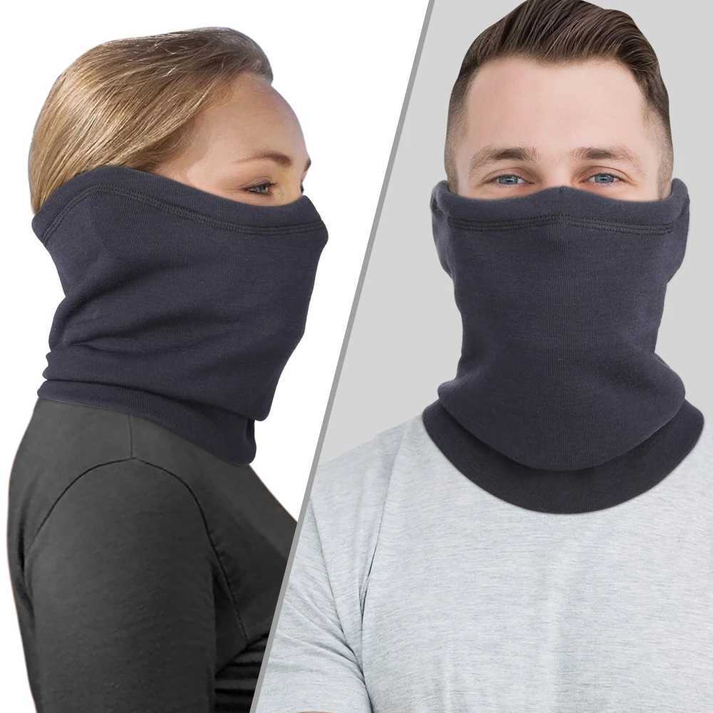 Fleece Sport Warmer Neck Gaiter Thermal Half Face Mask Cover Cycling Hunting Skiing Snowboard Bandana Men Women Winter Scarf Z250926