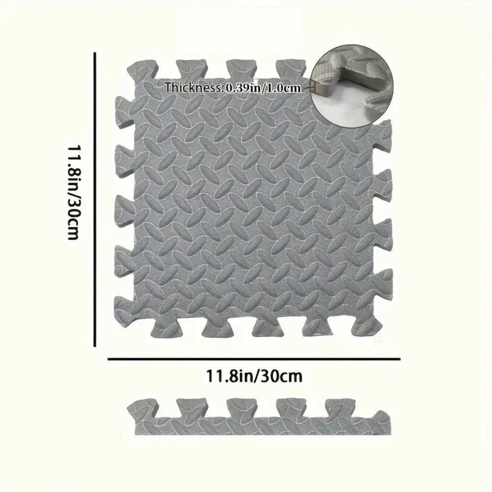 12 Pcs Home Foam Flooring EVA Foam Patchwork Floor Carpet Soft Non Slip Thickened Crawling Mat Childrens Play Mat Home Decor C250926