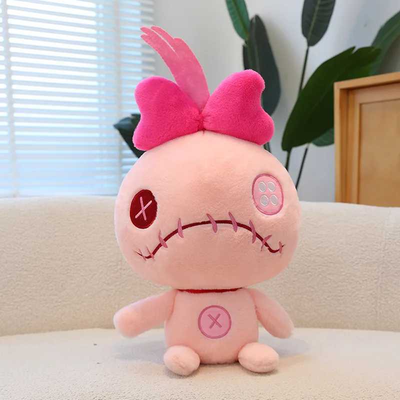35cm KAWaii Plush Toy Scrump Green Pink Soft Stuffed cartoonRoom Decoration Pillow Plushies Doll Boy Girl Birthday Gifts Y250925