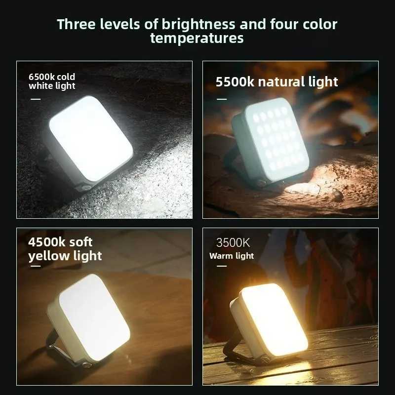 4800mAh Solar Camping Light CP36 Portable Power Bank Tent Lantern 48Hrs Runtime USB Rechargeable Emergency Light124 C250925