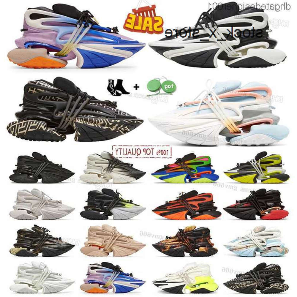 luxury thick with box e s sneakers men unicorn blam casual soles shoes fashion metaverse platform lowtop trainers in neoprene wo 09ke balmainlies RP0F