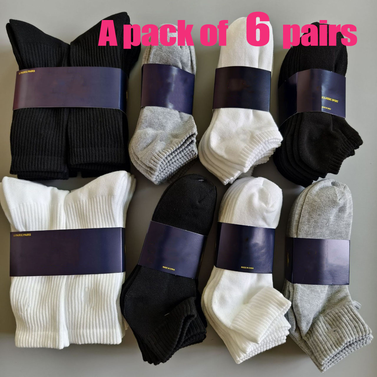 Designer Socks 6 Pa… - image