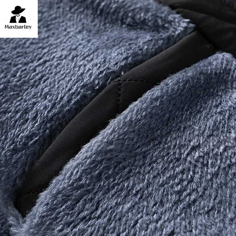 2024 Winter Coldproof Jacket Mens Casual fleecelined Thickened Zipper Quilted Padded Coat Mens Business Commuting Warm Parka W250926