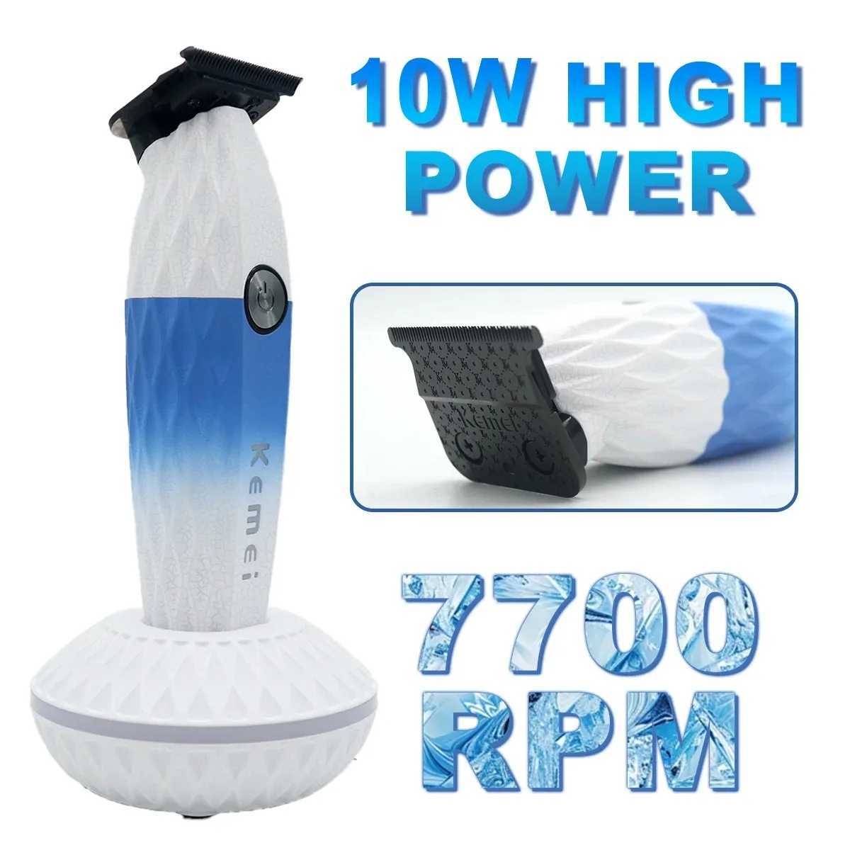 Kemei Hair Clippers Professional Hair Cut Machine MM Body Trimmer Electric Clippers Rechargeable Hair Clippers Men KM1690 R250926