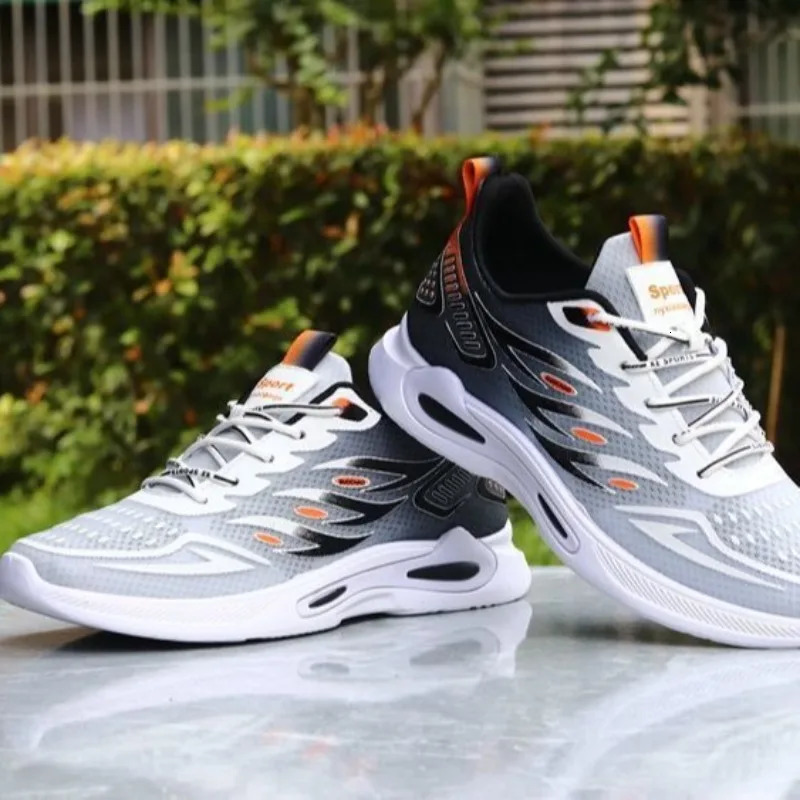 Summer Mens Casual Shoes Shockproof Comfortable Outdoor Running Fitness Training Exercise Sneakers 250923