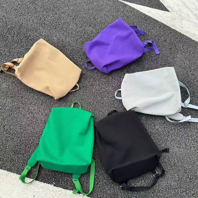 Preppy Style Backpacks For Women Designer Handbags Purses New In Polyester Top Handle Large Capacity Cloth Shoulder high-quality