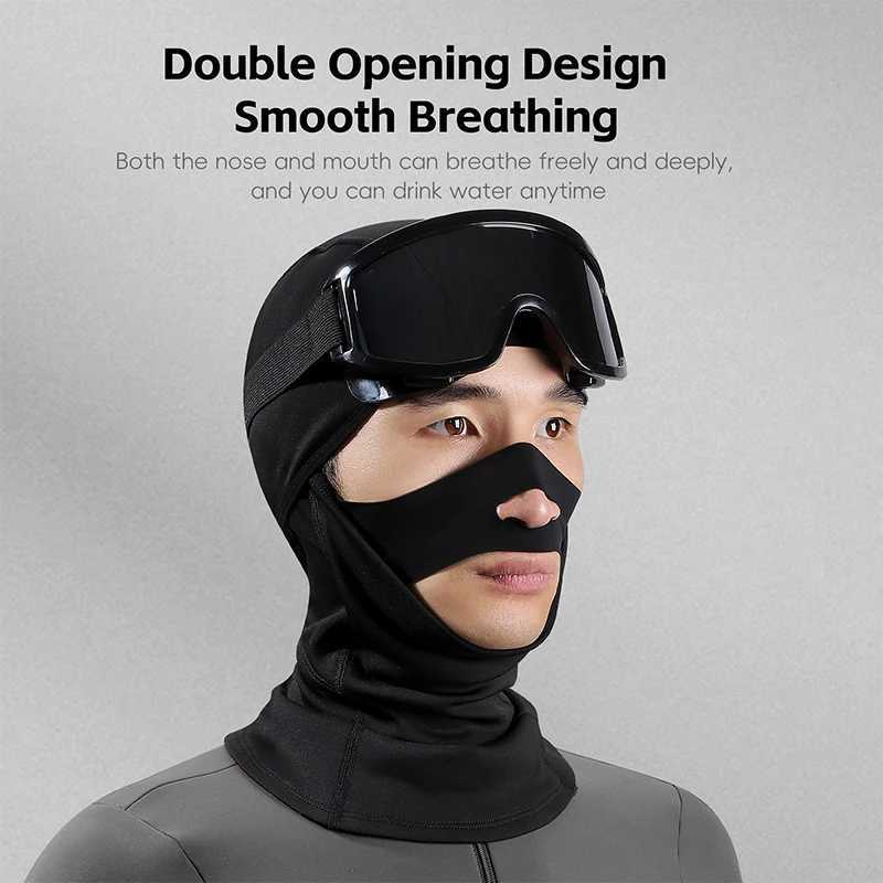 WEST BIKING Winter Motorcycle Mask Thermal Warm Windproof Outdoor Cycling Full Face Mask Breathable Sun Protection Headgear Z250926