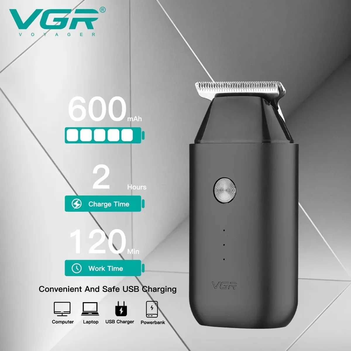 Hair Trimmer Professional Hair Clipper Mini Rechargeable Haircut Machine Travel Portable Cordless Hair Trimmer for Men V932 R250926