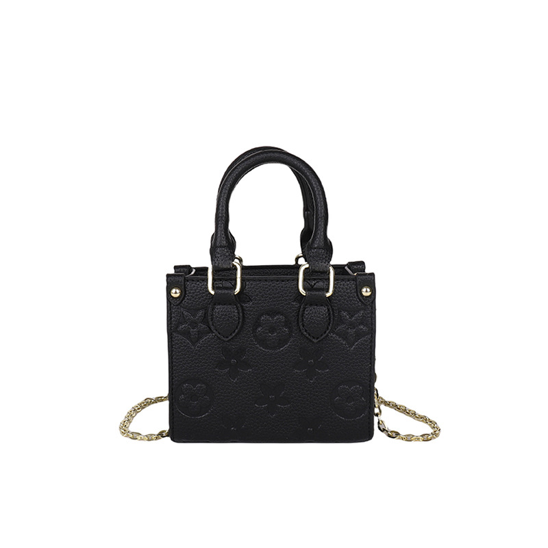 hot free shipping designer bag Fashionable and versatile handbag small square bag high-end light luxury single shoulder diagonal cross bag pink black