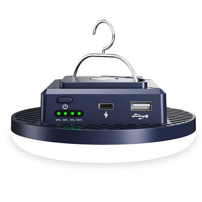 Camping Light LED Lantern Portable 4 Lighting Modes Hanging Rechargeable Outdoor Tent Emergency Light Camping with Magnet C250925