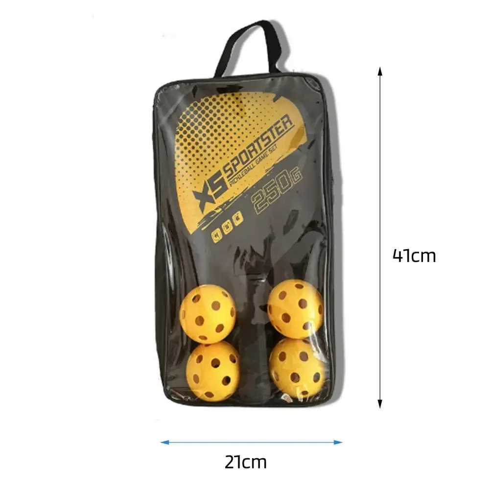 Pickleball Paddle Set With 2 Rackets 4 Balls Wooden Pickleball Paddle Racket Set With Ball Outdoor FOR Sports Combination J250926