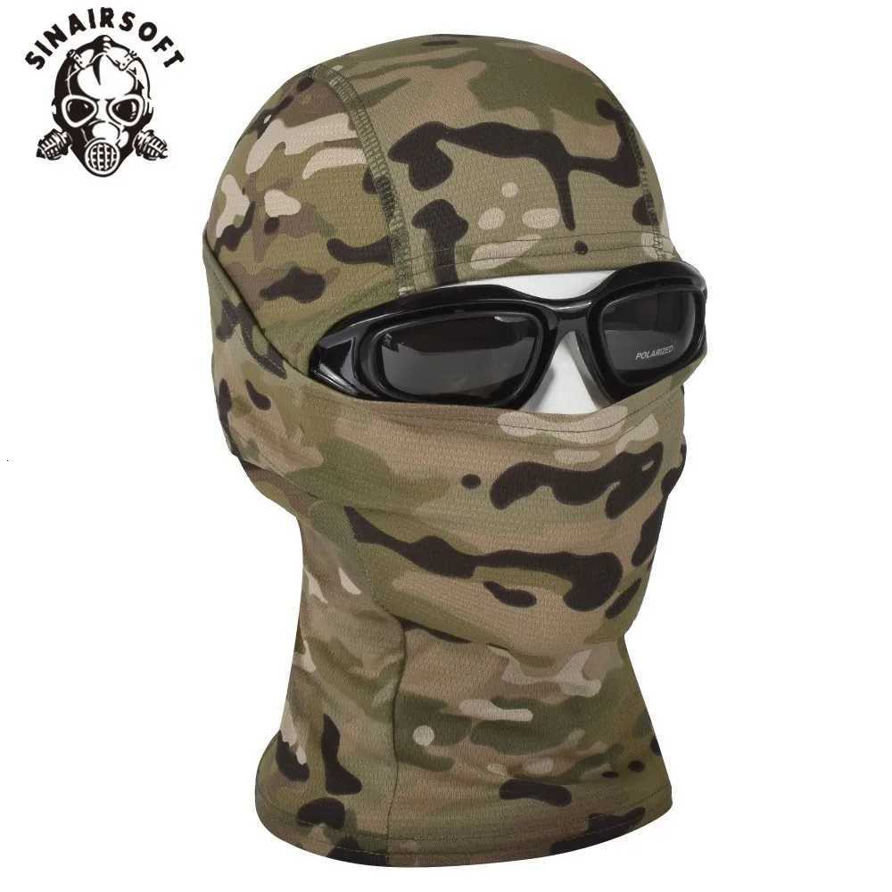 SINAIRSOFT USMC Seal Sniper Breathable Rattlesnake Tactical Full Face Mask For Airsoft Hunting Paintball Bicycle Cycling Z250926