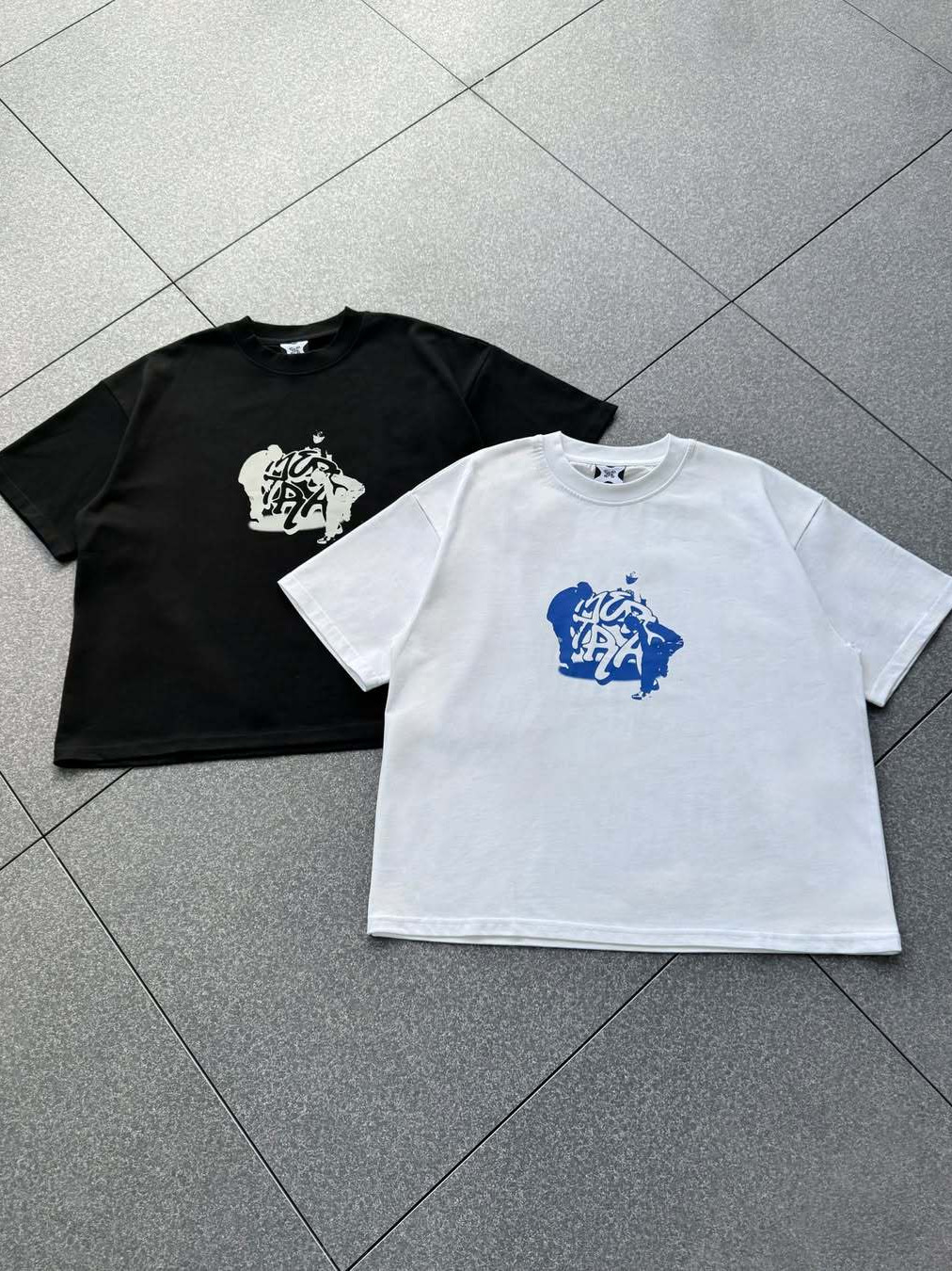 Men's T-shirts Mertra Luxurious Design Hip-hop Niche Bestsellers Printed Black White And Gray Camouflage Comfortable Cotton Round-neck For Both M