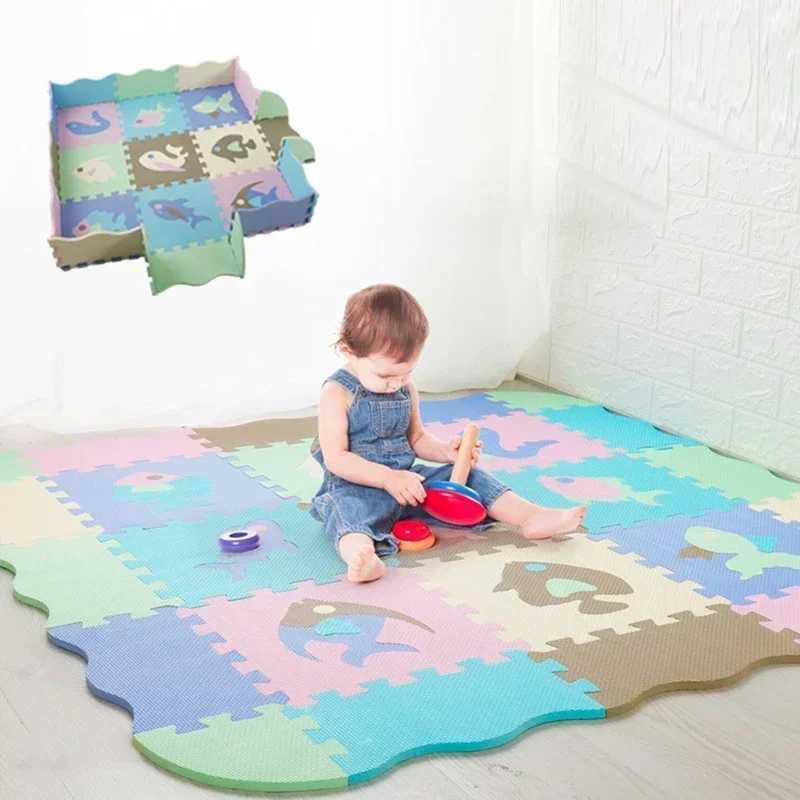 Baby Play Carpet EVA Foam Puzzle Carpet Childrens Educational Toys Baby Indoor Play Mat Bedroom Floor Decoration C250926