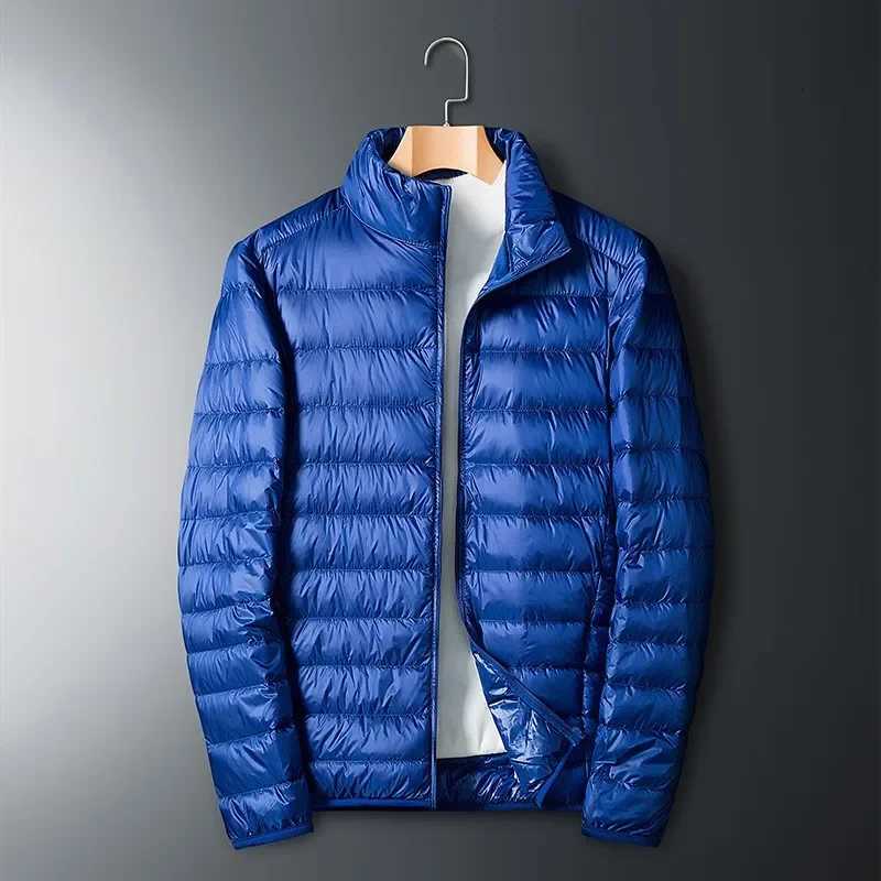 New Autumn And Winter Down Jacket Mens Fashion Hooded Super Light Warm Slim Coat Down Jacket Mens Coat W250926