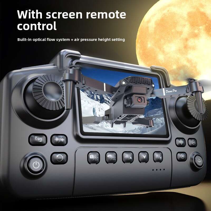 E88 Screen Drone Remote Control With Display Quadcopter Optical Flow Dual Camera Aerial Photography E99 Aircraft