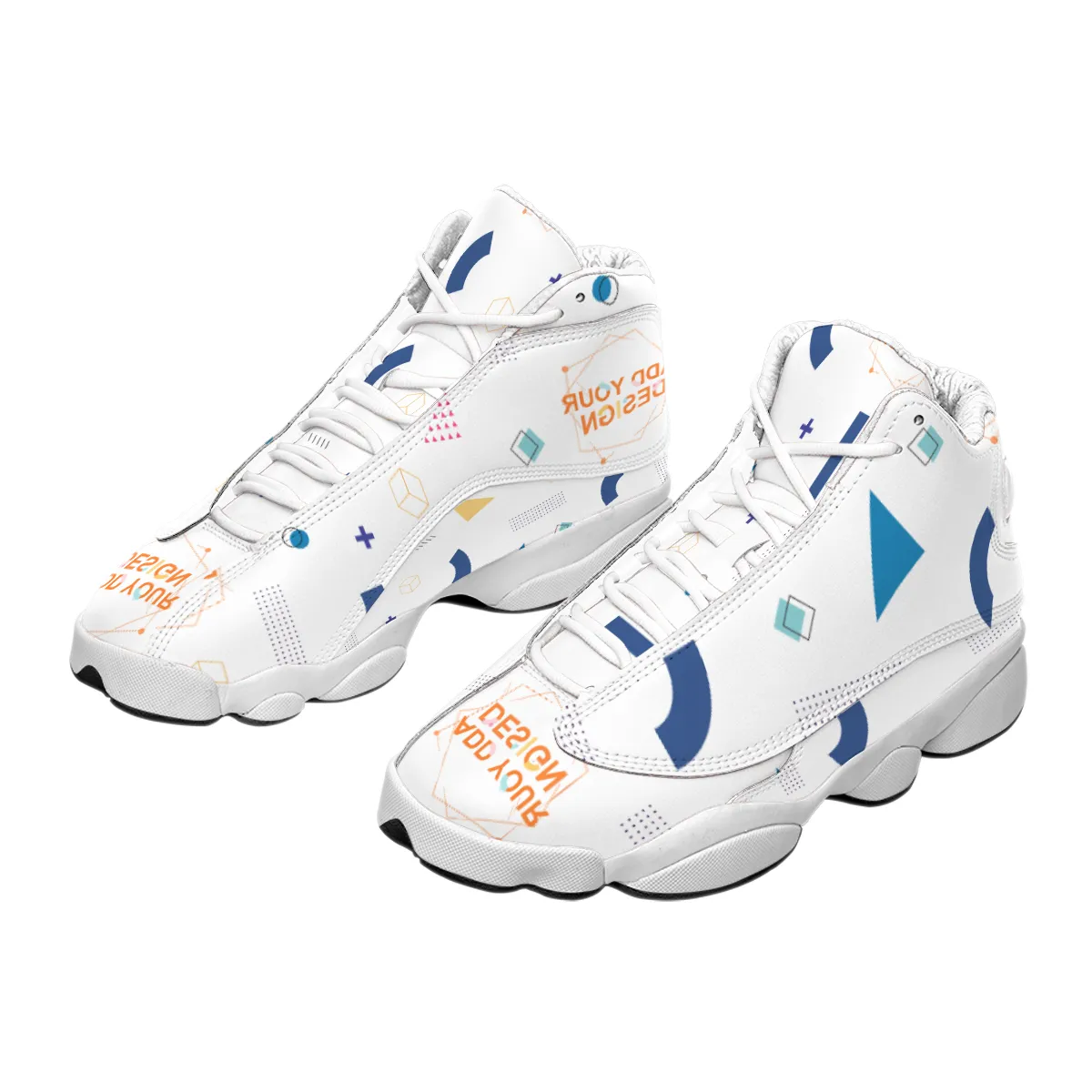 DHgatepod Men's Thick Sole Arc Basketball Shoes - PU Upper & Rubber Outsole, Slip-Resistant, Shock-Absorbing for Outdoor Sports, All Seasons