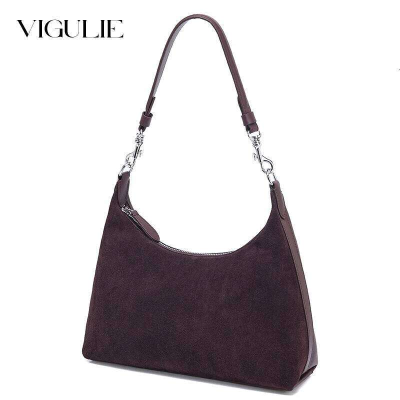 Women's Frosted Cow Leather Shoulder Bag Female Retro Casual Cowhide Handbags Ladies Fashion Designer Bags For Lady New Suotong0917 suotong2509