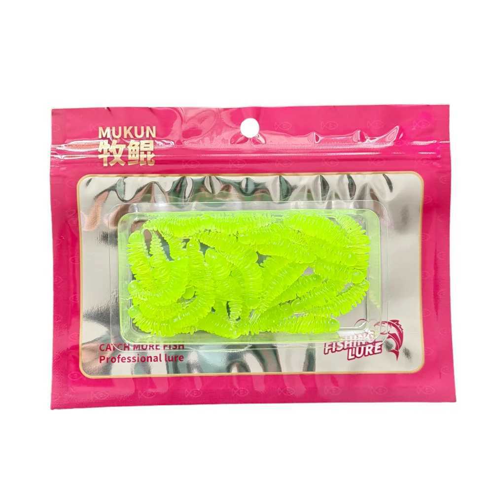 MUKUN 30PCS Soft Fishing Lure 30mm058g 42mm075g Mixed 6Colors Fishing Lure Set Shiner Silicone Bait Fihling Tack Pesca W250926