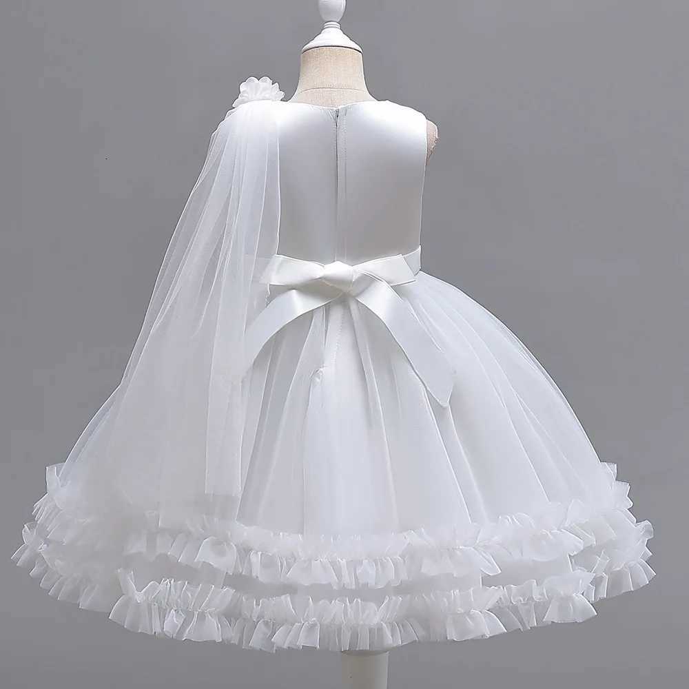 New 2025 Pageant Elegant Evening Dress Mesh Tulle Children Prom Gown Girl luxury Party Dresses for girls from 5 to 12 Years Z250926