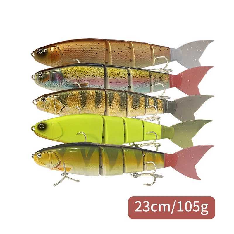 105g Madn m Fishing Lure Jointed Giant Big Bait Swimbait Hard Fishing Lure Bass Catfish Bait urre peche m urre W250926