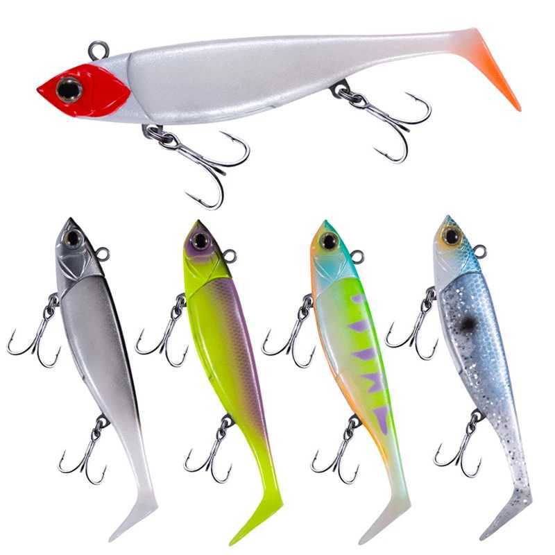 1pcs 22g38g Jig Pesca Artificial Jig Hear T Tail Soft Lure Seabass Flatfish Bait Metal Jig Vibration Jigging Lure 9054 W250926