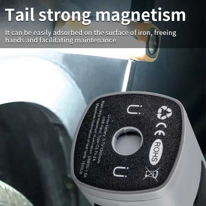 Folding Outdoor Camping Light Portable Rechargeable Hanging Tent Hanging Lantern with Battery Display Emergency Car Outdoor Lamp C250925