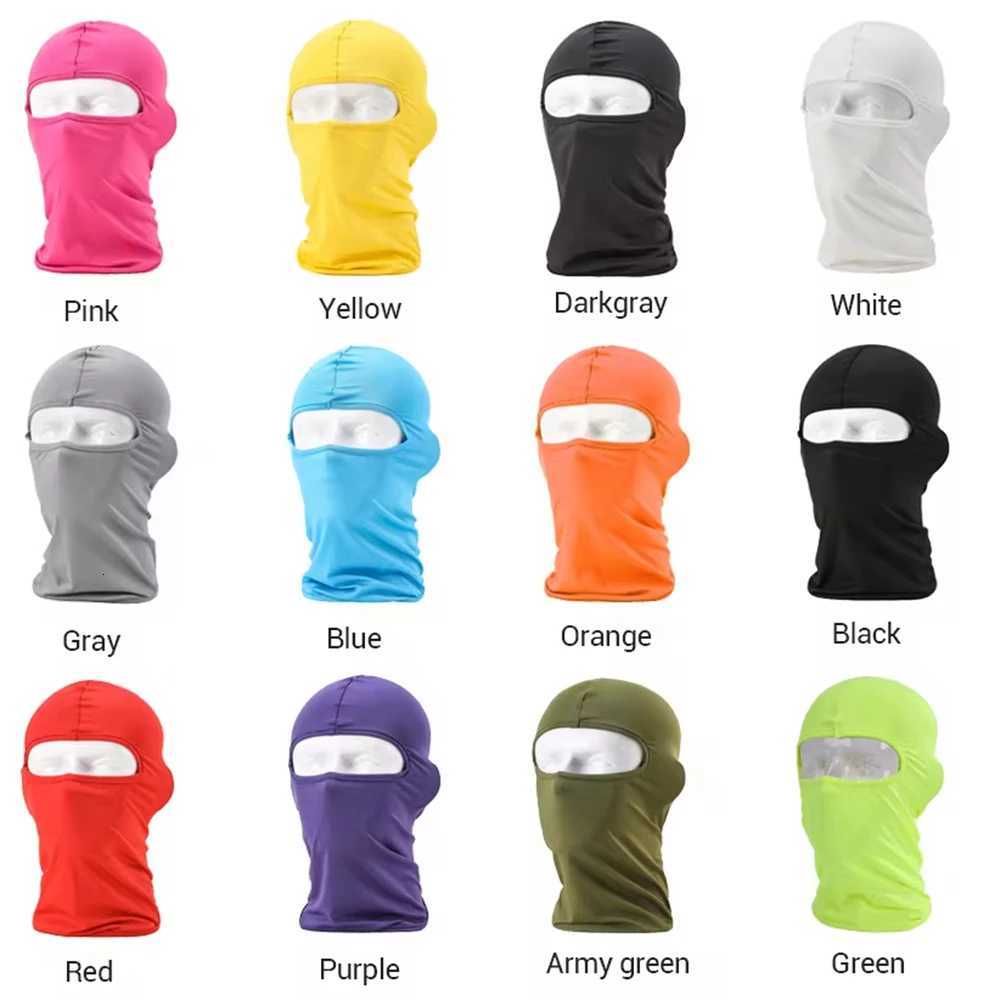 HEROBIKER Motorcycle Mask Thermal Synthetic Silk UltraThin Ski Mask Full Face Hood Helmet Balaclava Mask Motorcycle Riding Z250926