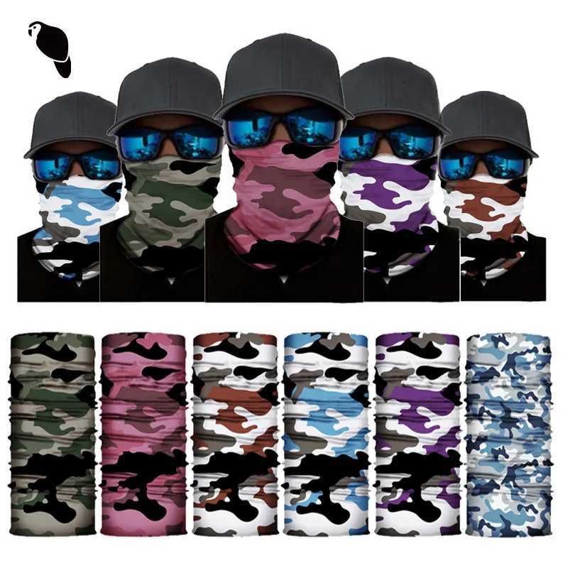 30 Kinds of Camouflage Mountaineering Neck Scarves Outdoor Riding Windproof Mask Summer Sun Protection Headscarf Z250926