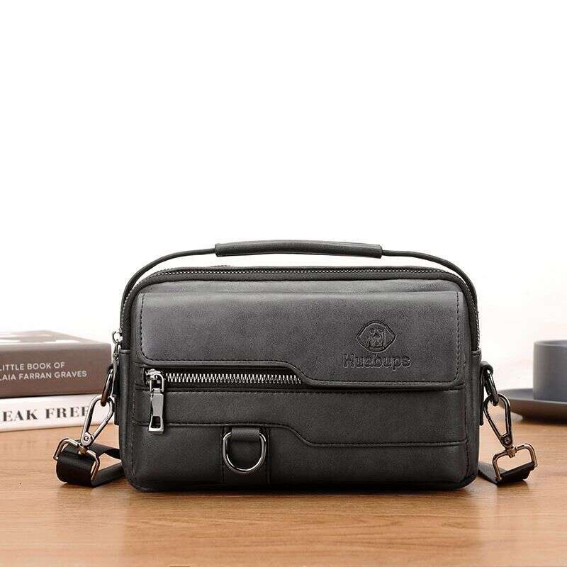 New Single Shoulder Casual Small Multi-Pocket Crossbody Multi-Functional Clutch Trendy Men's Bag