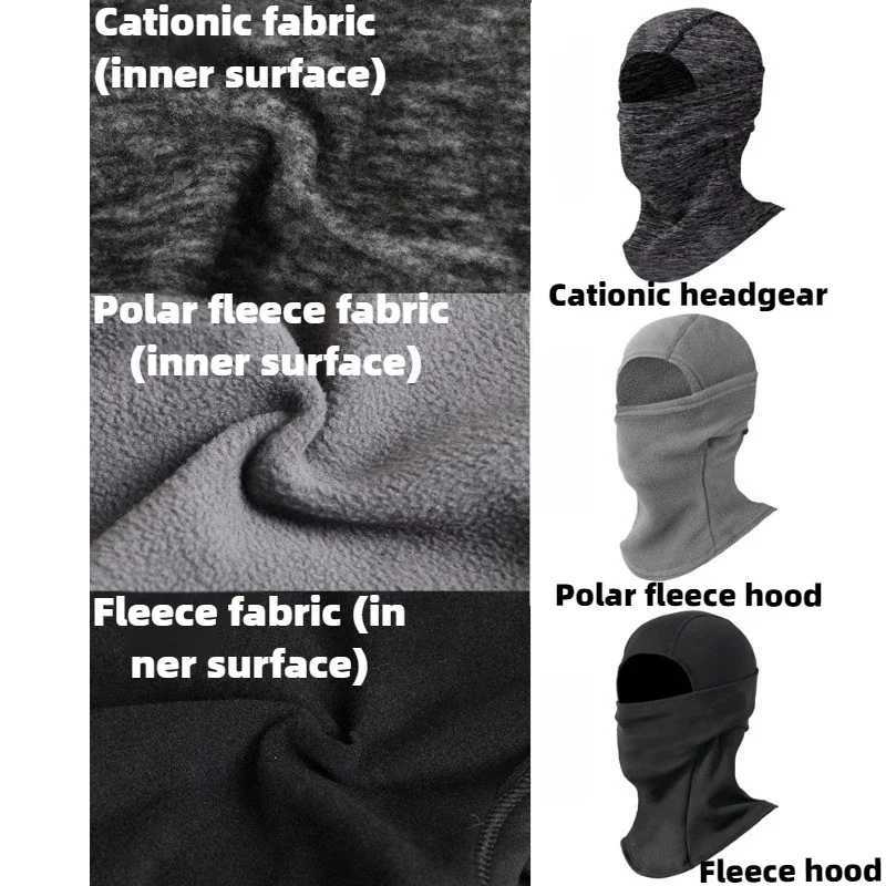 Winter Skiing Headgear for Warmth Outdoor Sports Windproof and Cold Proof Motorcycle Fleece Face Protection Bicycle Riding Mask Z250926