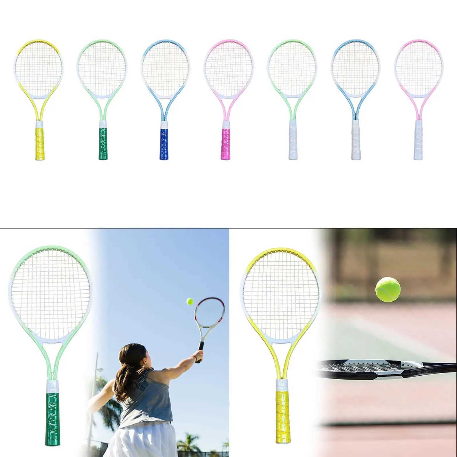 Tennis Racket Tennis Equipment Practical High Strength Nylon Strings Tennis Racquet for Park Recreational Garden Outdoor Game J250926