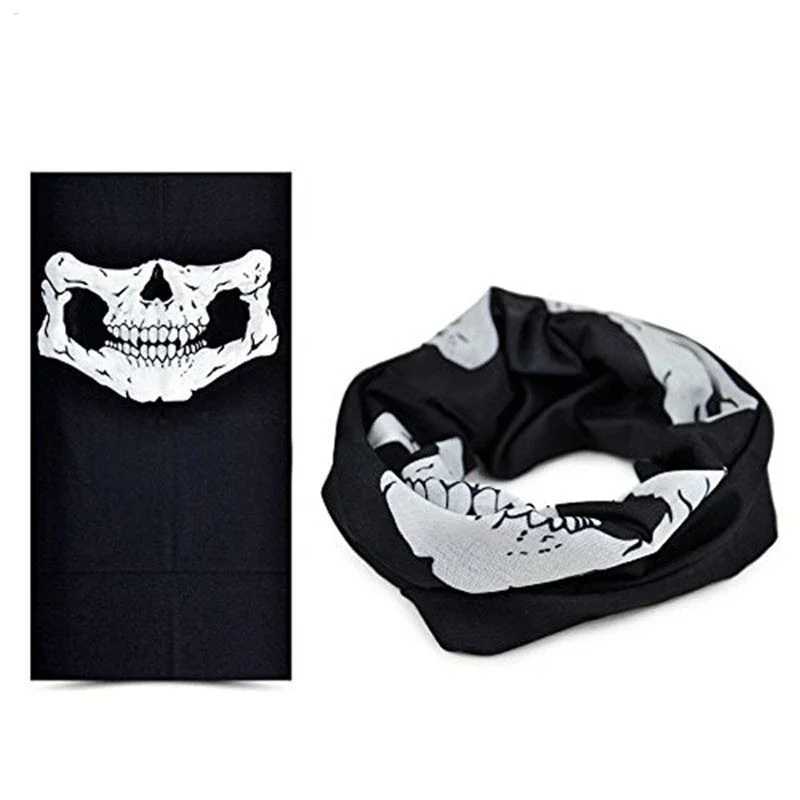 Men Scarf Halloween Ride Bandana Women HEADscarf Ski Skull Half Face Mask Scarf Neck Hiking Scarves Masks Z250926