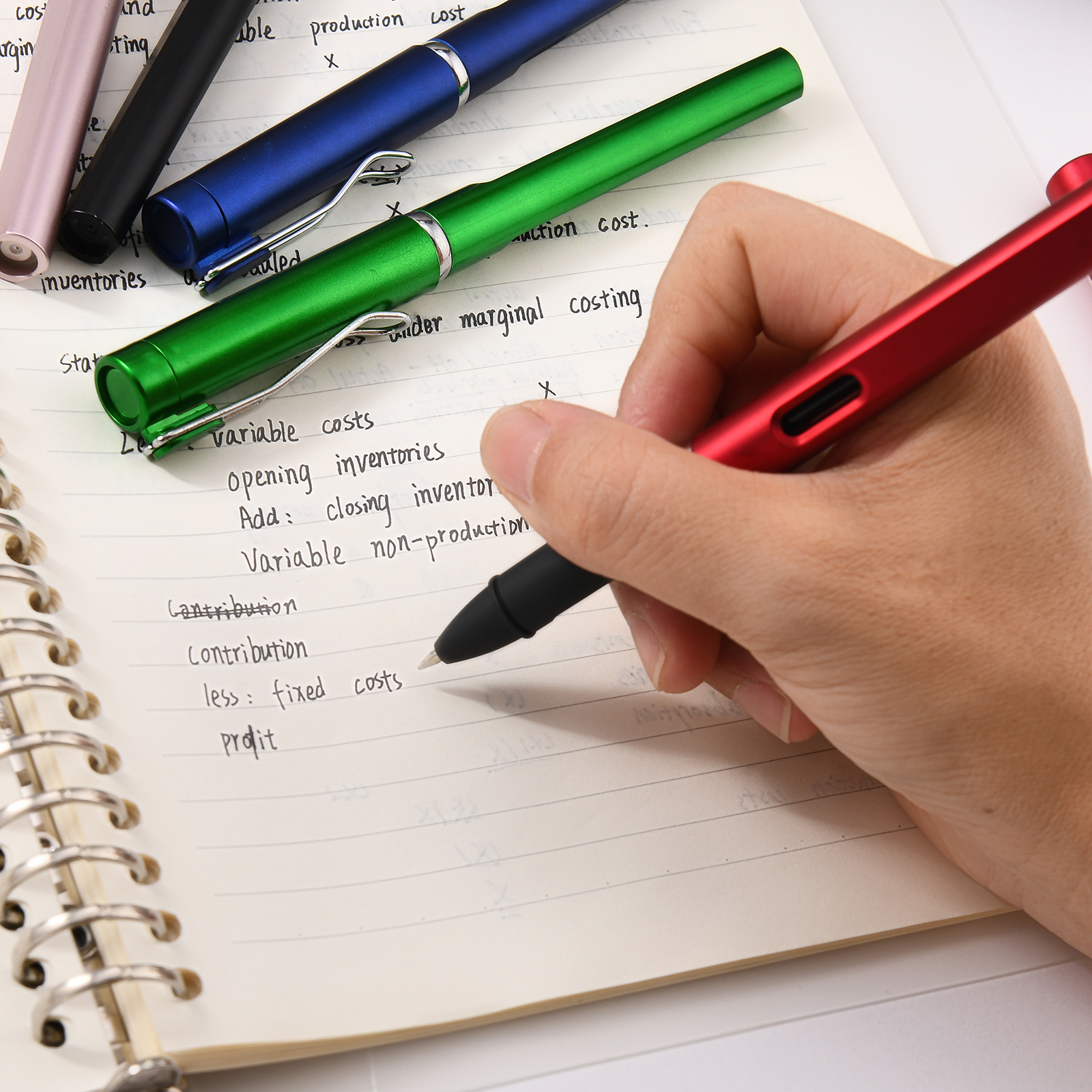 Premium Large Quantity Black Ball Point Pens Smooth Writing Instruments For Office School Exam Daily Note Taking