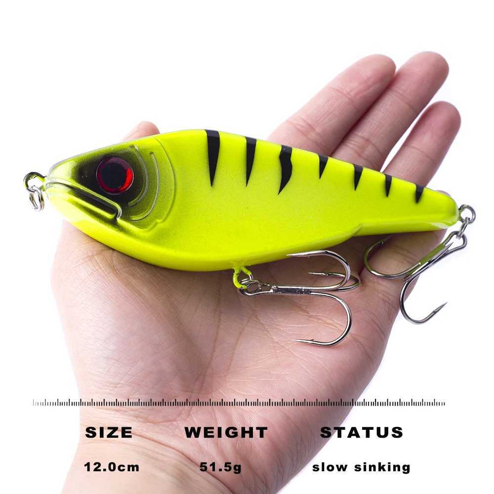 AYWFISH 10CM 12CM 15CM Lipss Crankbait Sinking VIB Fishing Lure Hard Artificial Jerk Bait Pike Fishing Wobbrs Jerkbait W250926