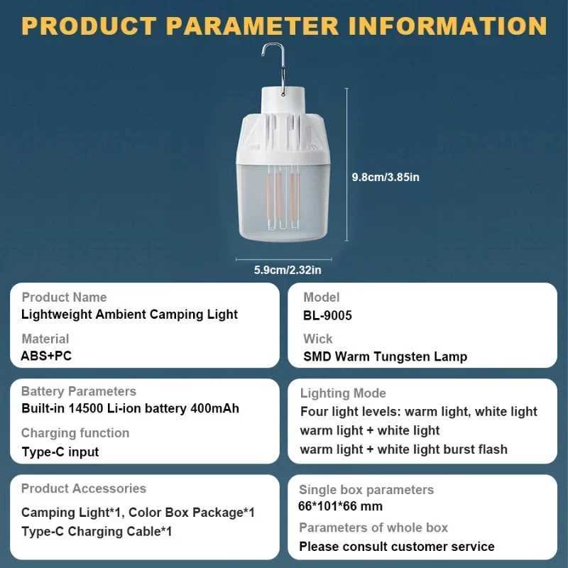 USB Rechargeable LED Emergency Lights House Outdoor Portable Lanterns Emergency Lamp Bulb Battery Lantern BBQ Camping Light C250925