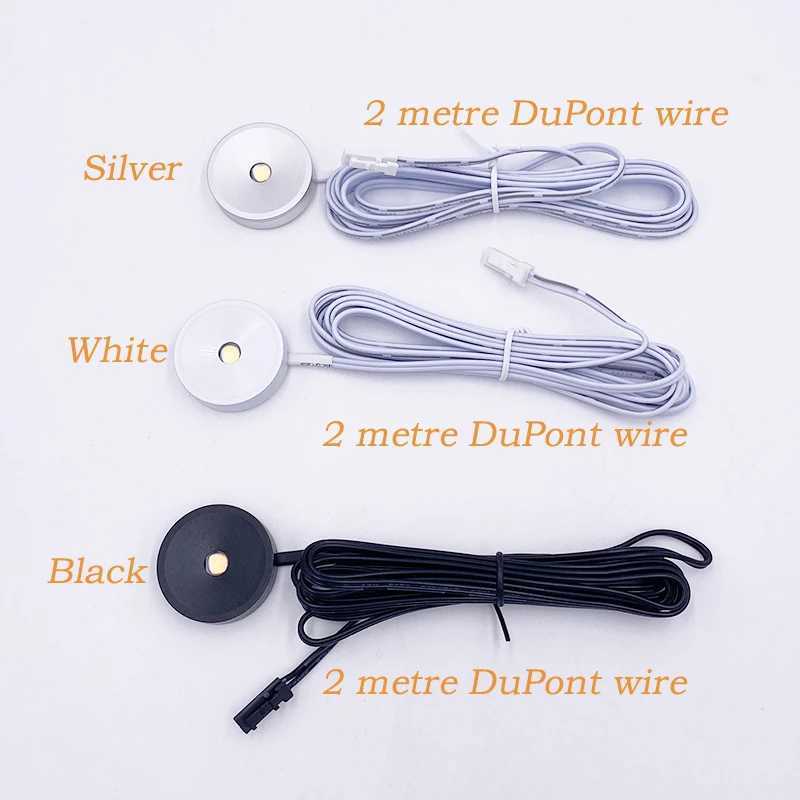 Ultra Slim 8mm USB Spotlight Downlight Round 5V 05W 12V 1W Jewellery Cabinet Wine Cabinet Display Cabinet Mini LED Warm White C250925